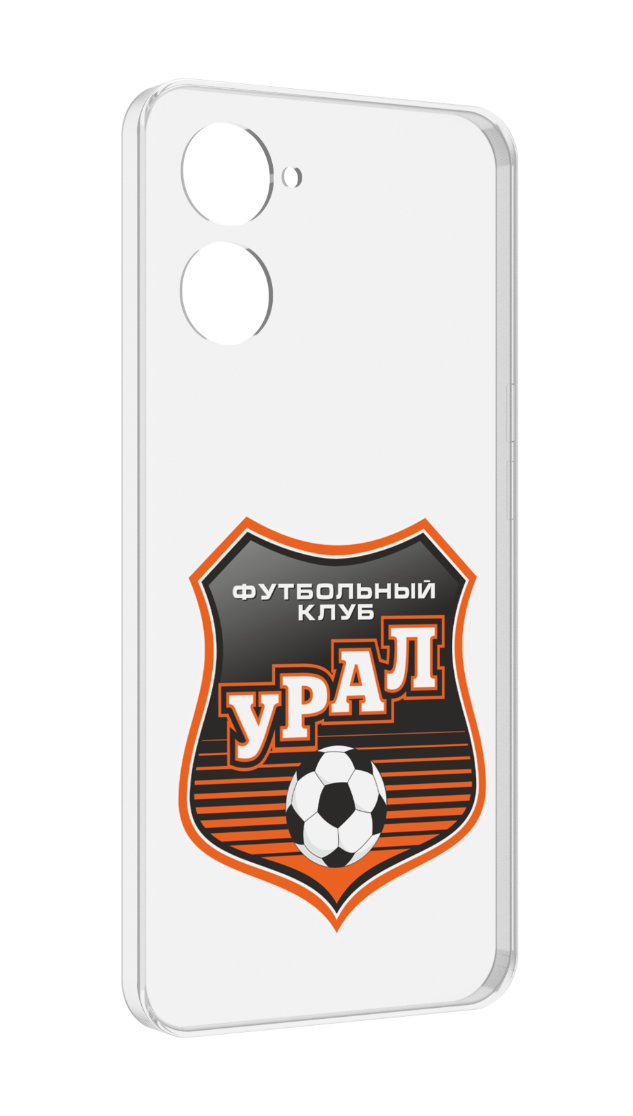 

Чехол MyPads фк урал мужской для Realme 10S противоударный, Tocco