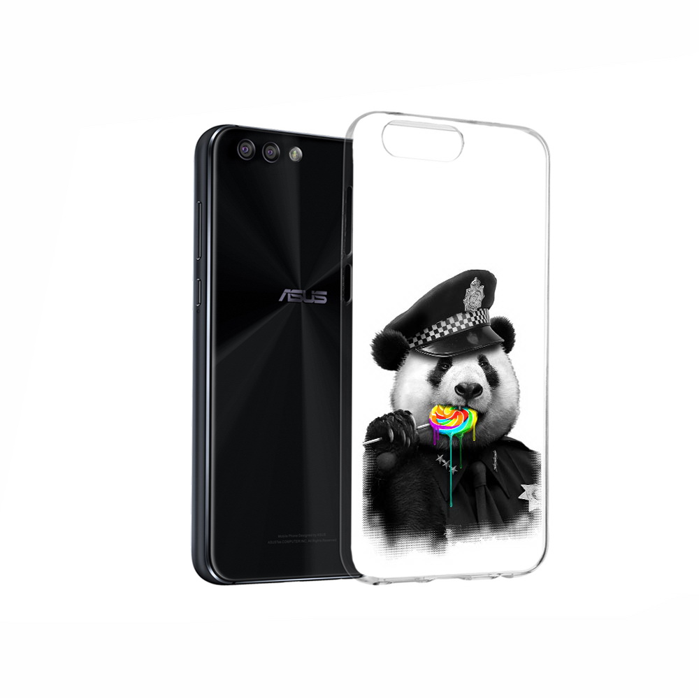 

Чехол MyPads Tocco для Asus ZenFone 4 Панда полиция, Прозрачный, Tocco