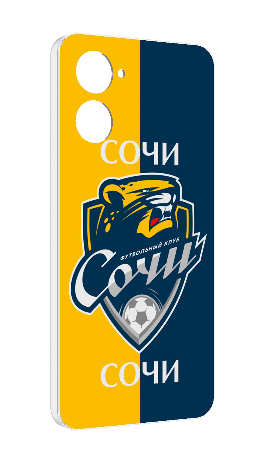

Чехол MyPads фк сочи для Realme 10S противоударный, Tocco