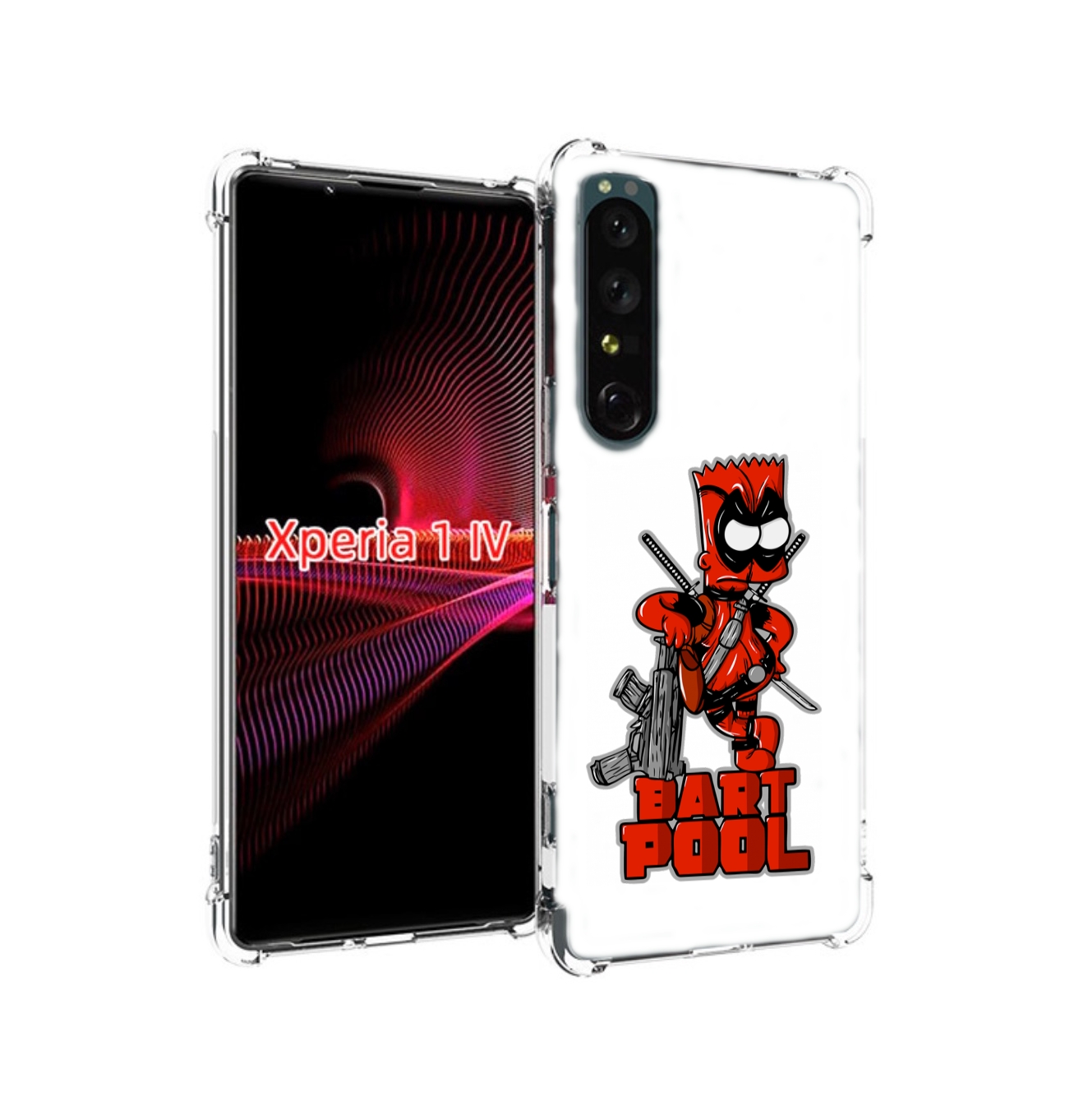 

Чехол накладка MyPads Барт-Пул для Sony Xperia 1 IV, Прозрачный, Tocco