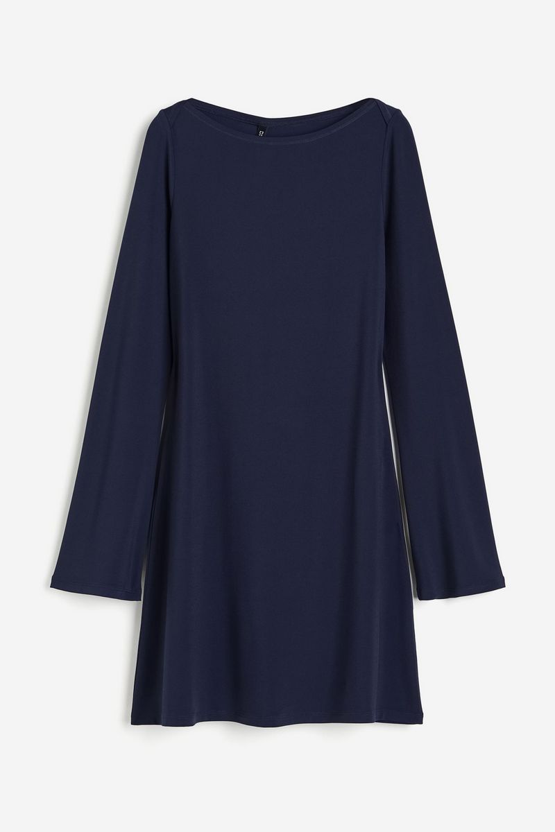 

Платье женское H&M 1220940 синее XS, Синий, 1220940