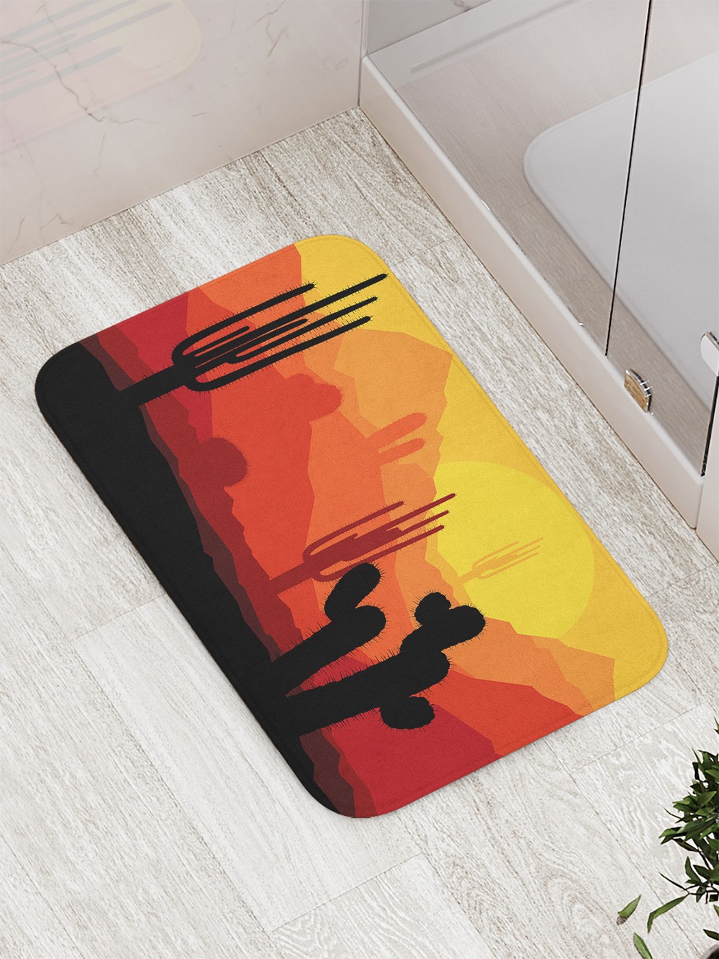 

Коврик противоскользящий для ванной, сауны, бассейна, 77х52 см bath_80992 JoyArty