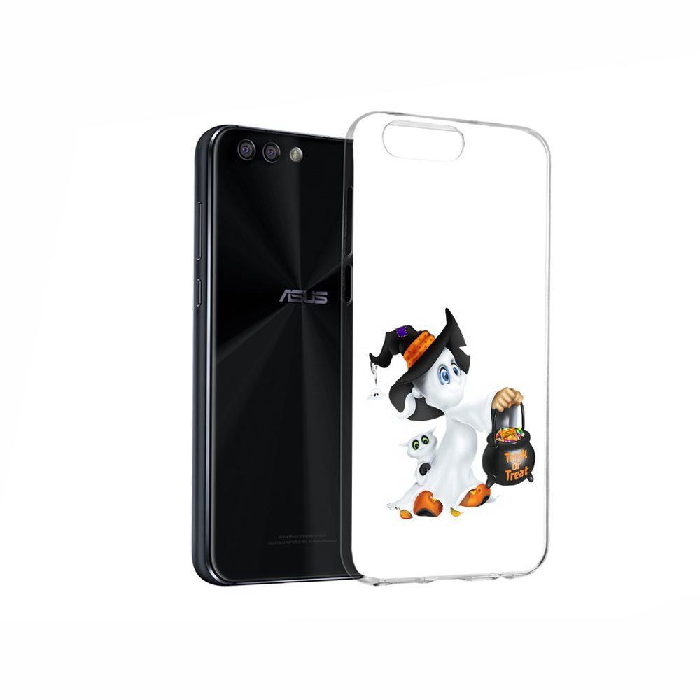 

Чехол MyPads Tocco для Asus ZenFone 4 Маленький призрак, Прозрачный, Tocco