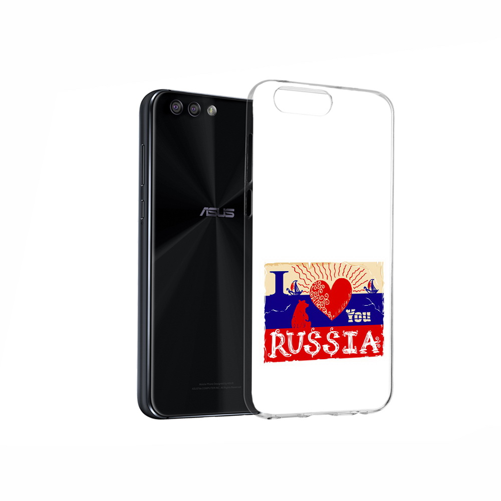 

Чехол MyPads Tocco для Asus ZenFone 4 Люблю Россию, Прозрачный, Tocco