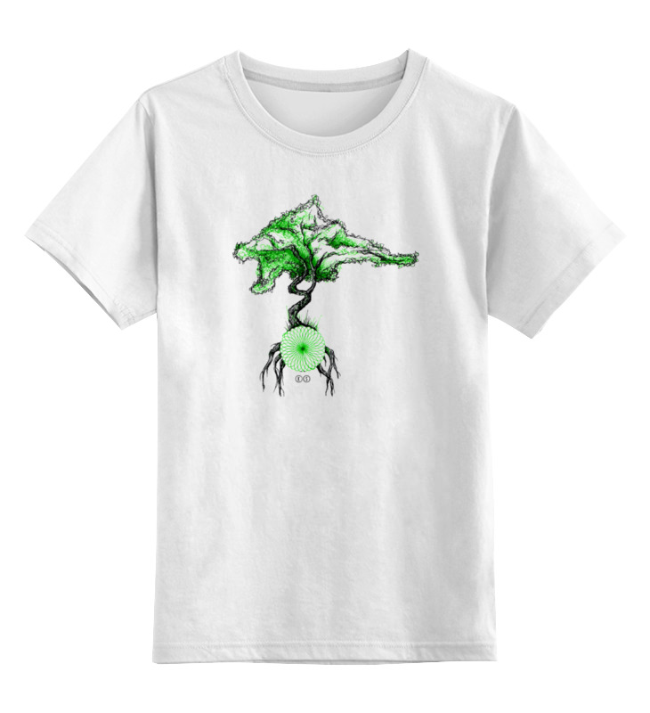 

Детская футболка Printio Green 1 цв.белый р.128, 0000000735086