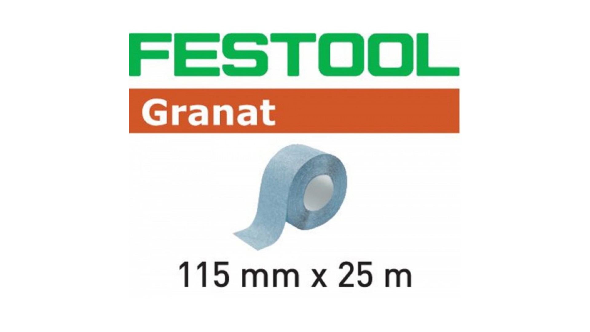 наждачная бумага Festool Granat P100. рулон 25 м 115x25m P100 GR