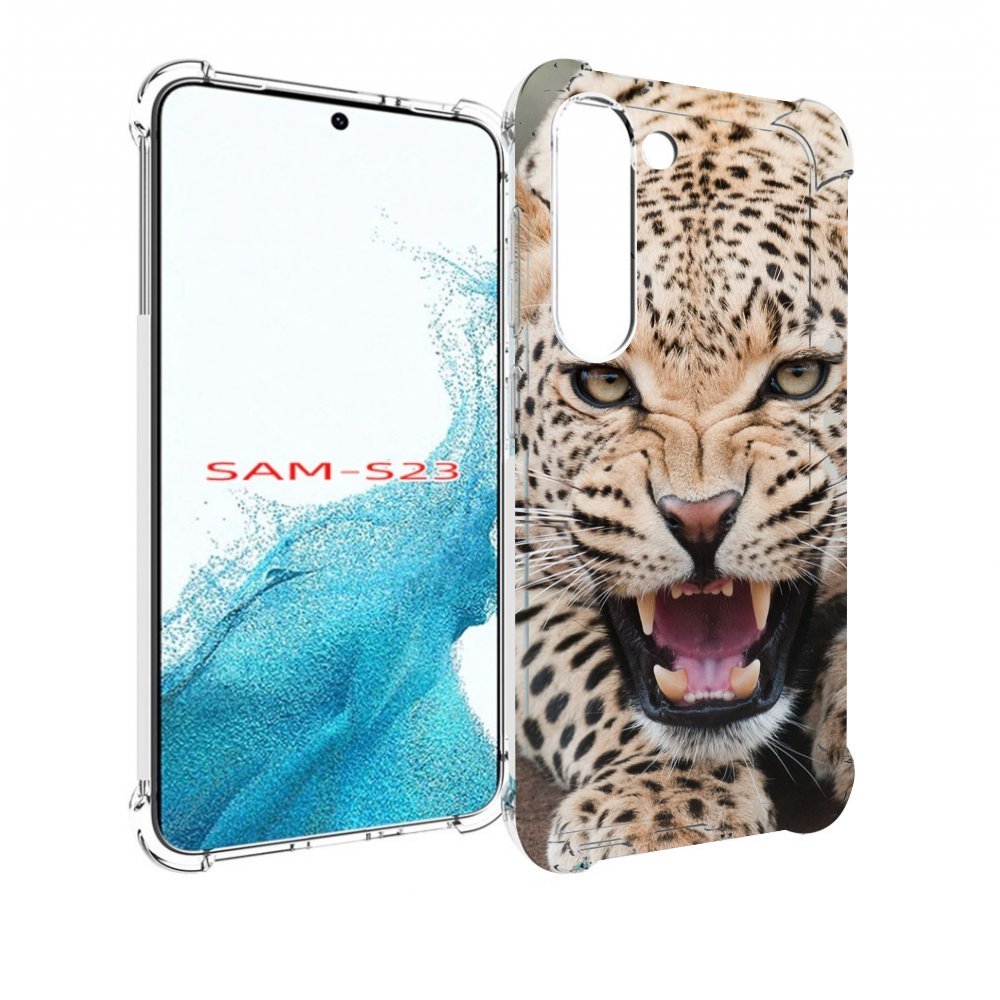 

Чехол MyPads Гепард-красивый мужской для Samsung Galaxy S23, Прозрачный, Tocco