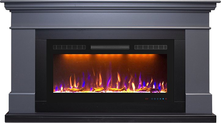 

Каминокомплект California Graphite Grey 36/40 - Серый графит с очагом Crystal 36 RF
