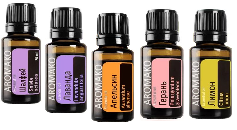 

Набор эфирных масел AromaKo Очищающие 5 шт по 15 мл, Очищающие