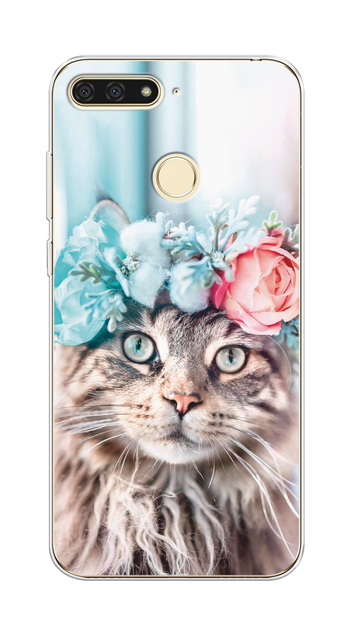 

Чехол Awog на Huawei Y6 Prime 2018 "Аллергия для тупых", Прозрачный;бежевый, 65750-6