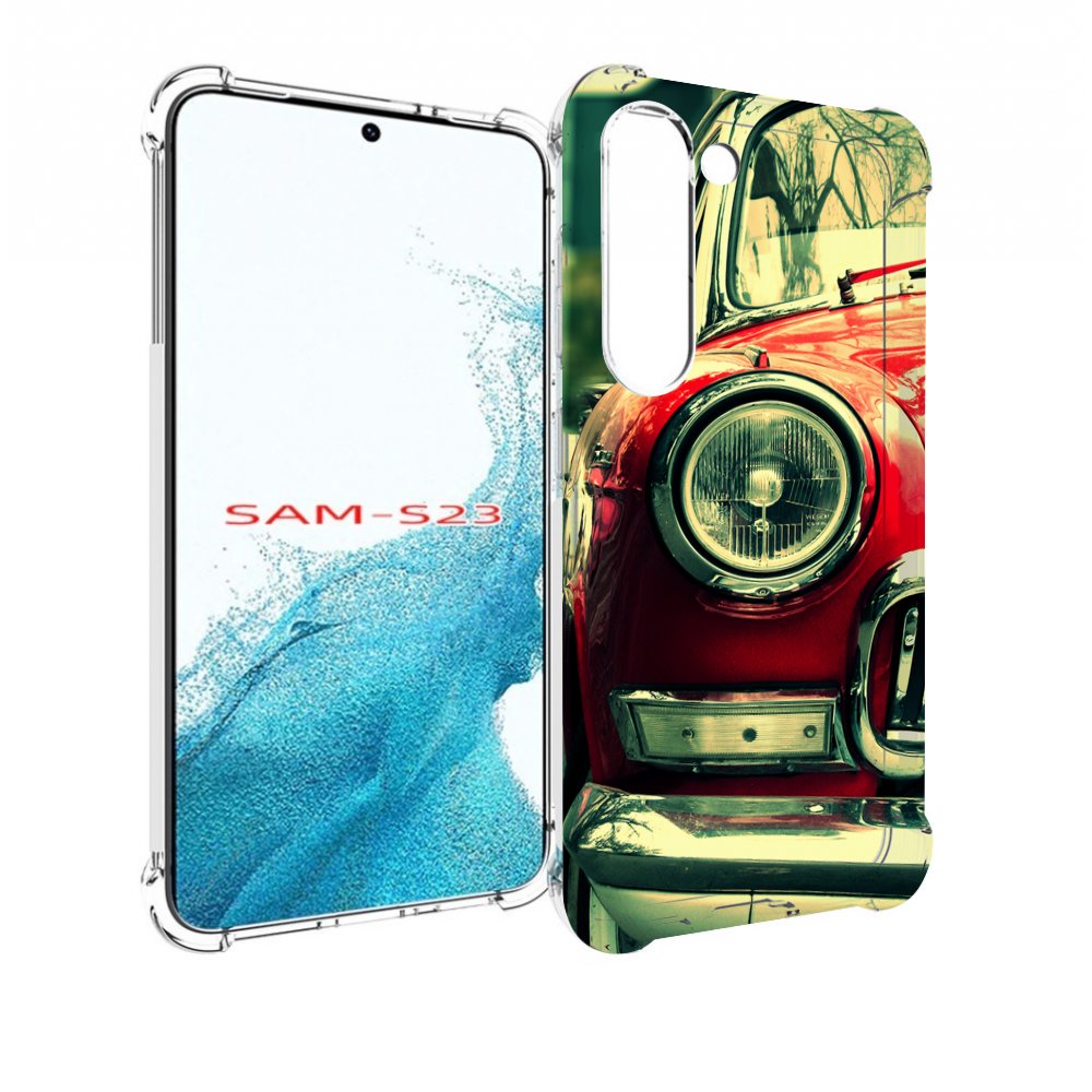 

Чехол MyPads Винтажная-машина мужской для Samsung Galaxy S23, Прозрачный, Tocco