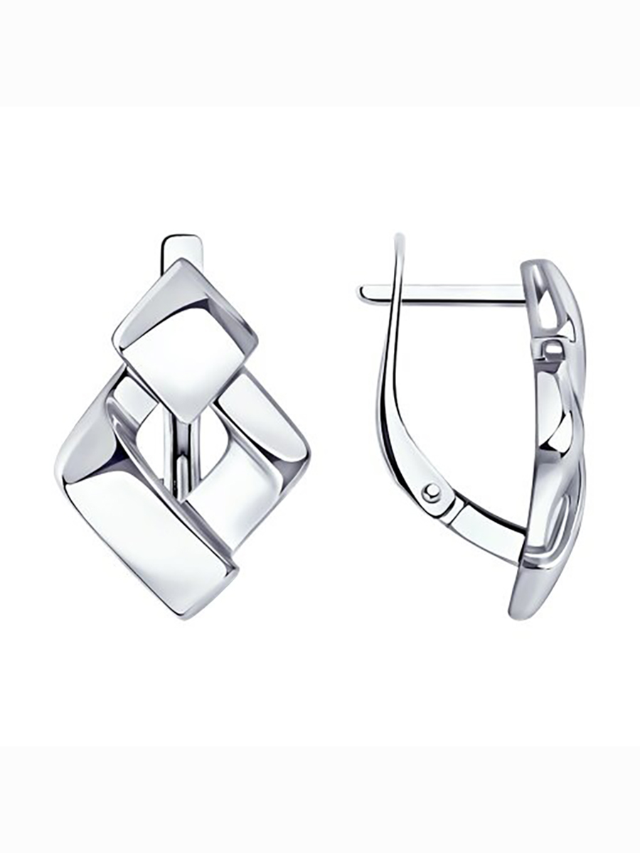 

Серьги из серебра без вставки 585Gold 702008709, 702008709