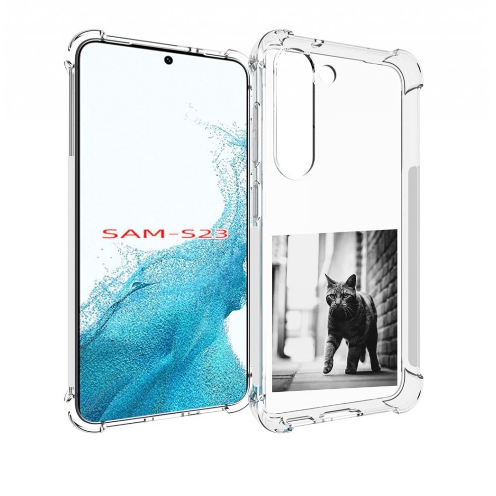 

Чехол MyPads Важный-кот для Samsung Galaxy S23, Прозрачный, Tocco