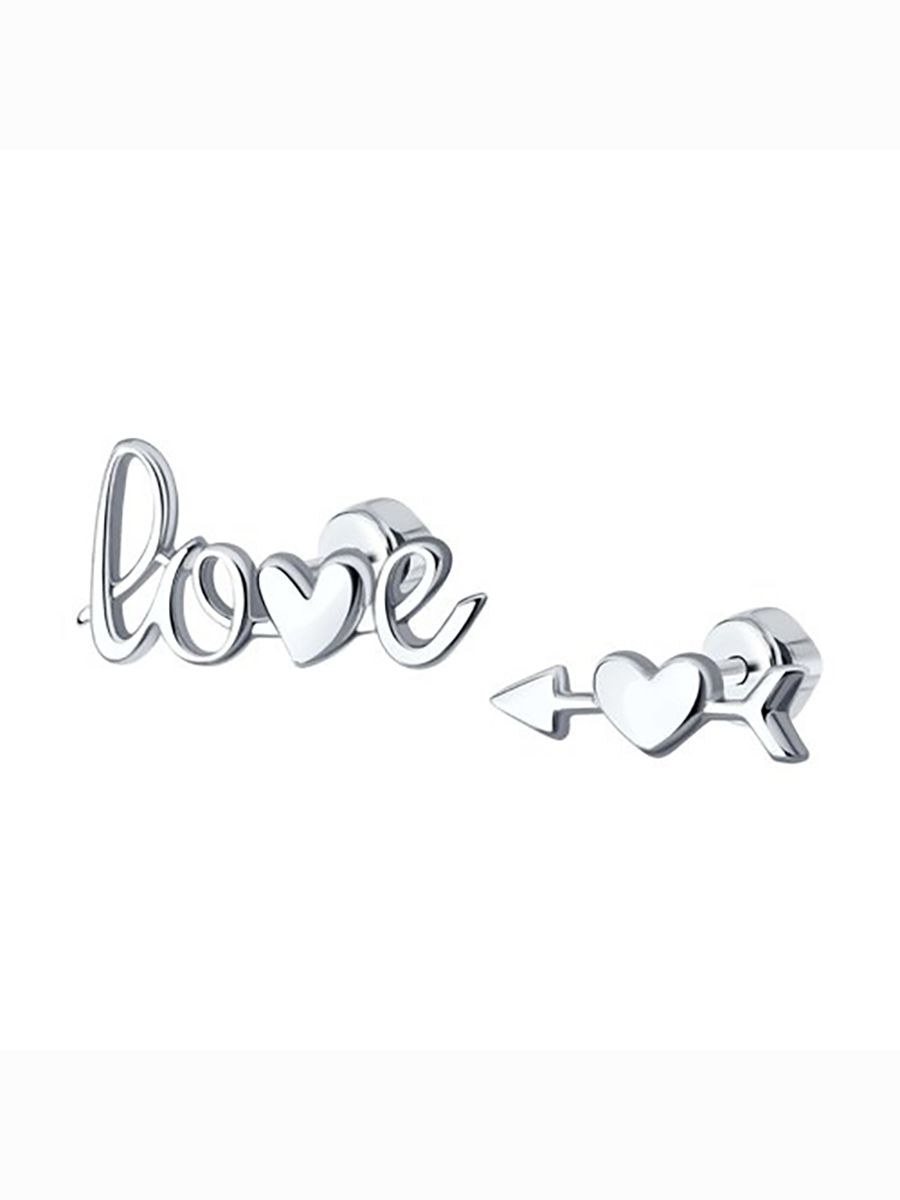 

Серьги из серебра без вставки 585Gold 702008679, 702008679