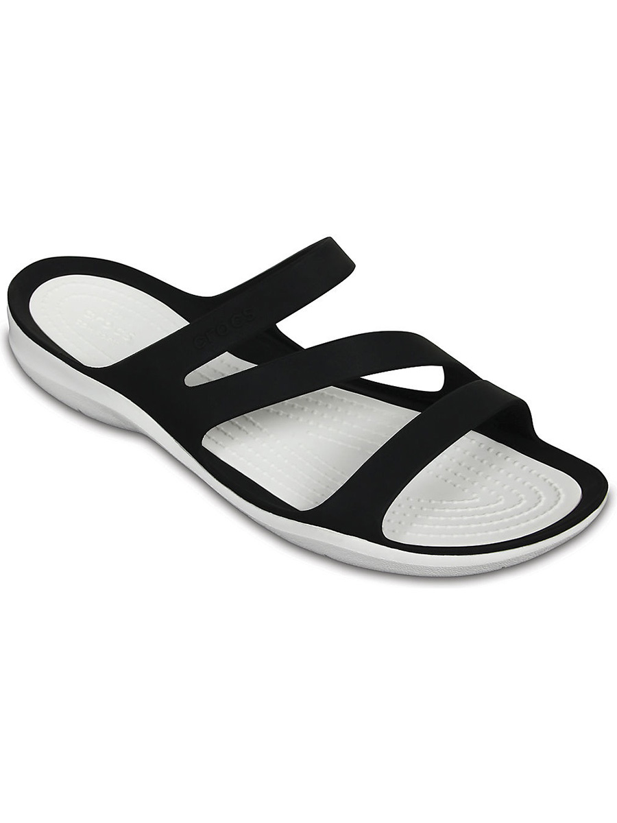 Сланцы женские Crocs Swiftwater Sandal W черные 39 EU; 40 EU