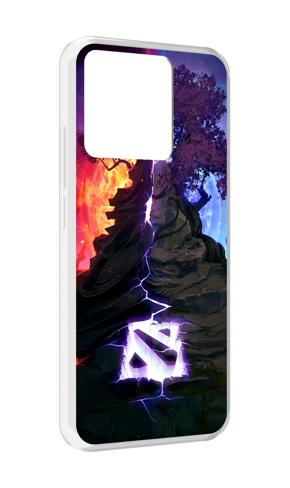 

Чехол MyPads Tocco для Xiaomi Redmi 10A dota 2 логотип, Прозрачный, Tocco
