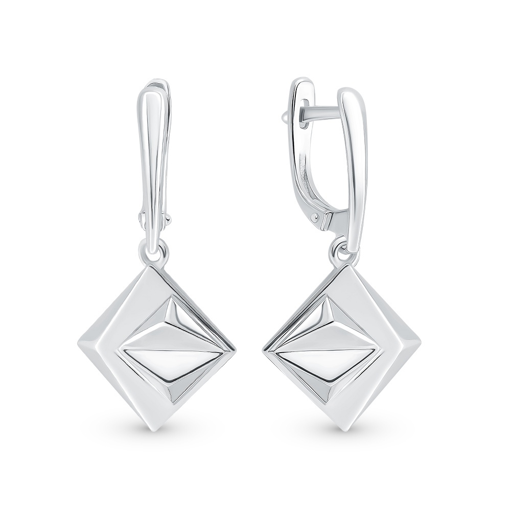 

Серьги из серебра без вставки 585Gold 702008594, 702008594