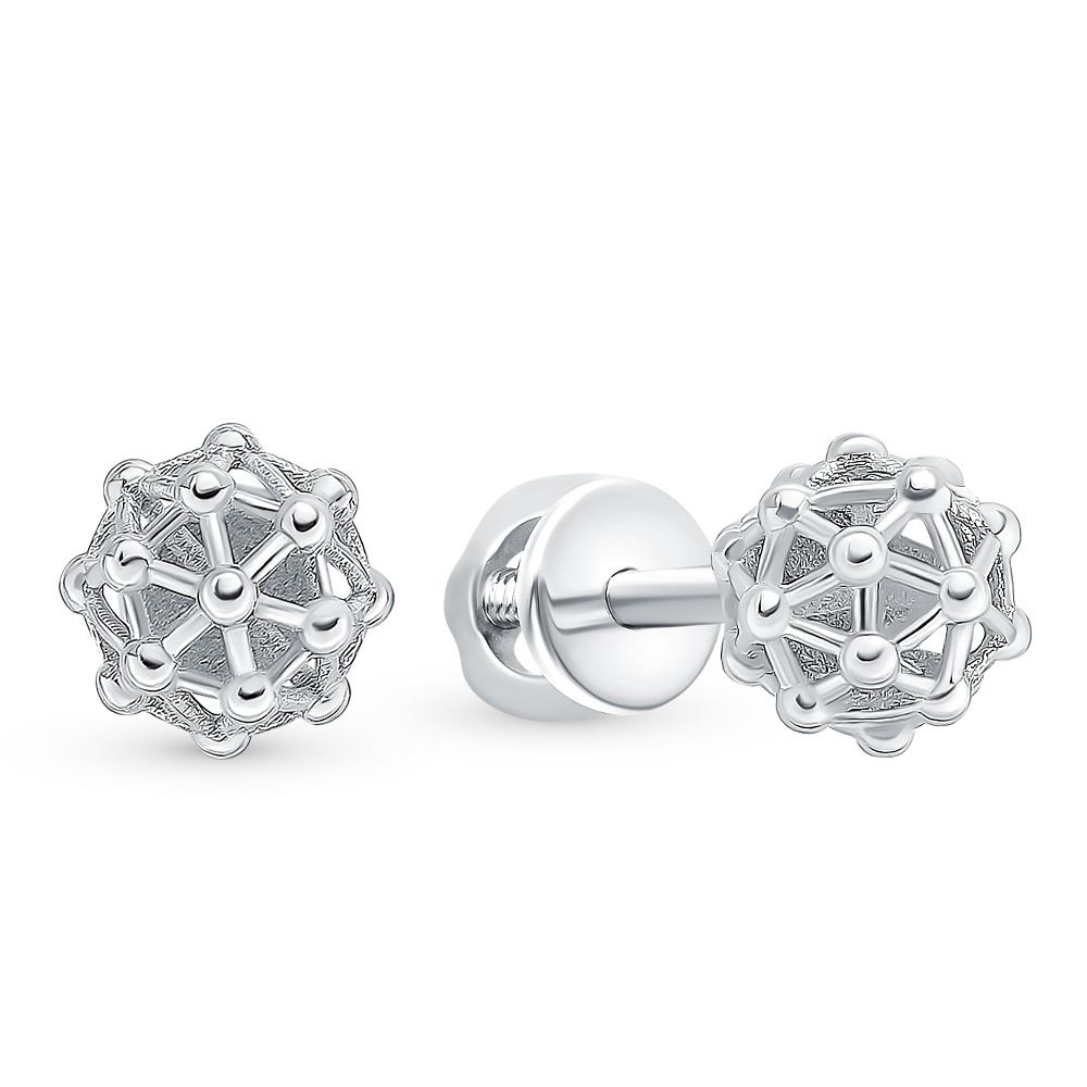 

Серьги пусеты из серебра 585Gold 702008593, 702008593