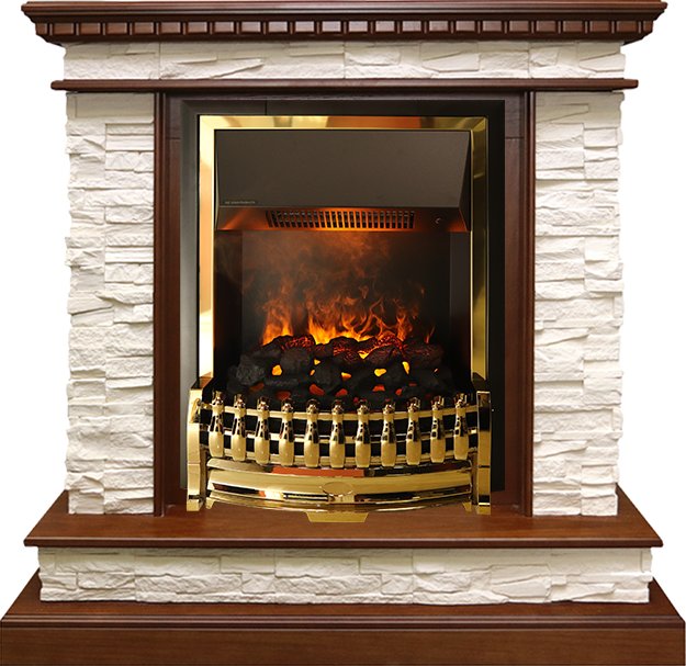 

Каминокомплект Calgary - Дуб / Сланец белый с очагом Atherton