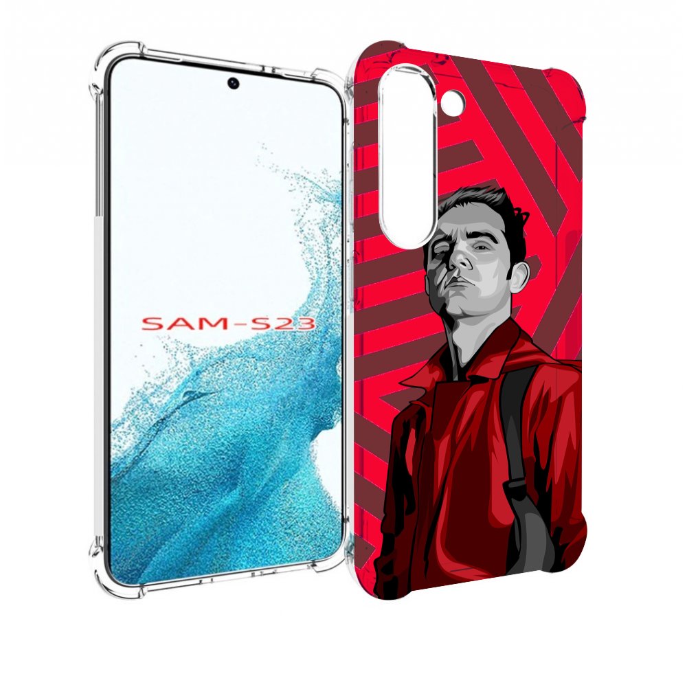 

Чехол MyPads Берлин-бумажный-дом для Samsung Galaxy S23, Прозрачный, Tocco