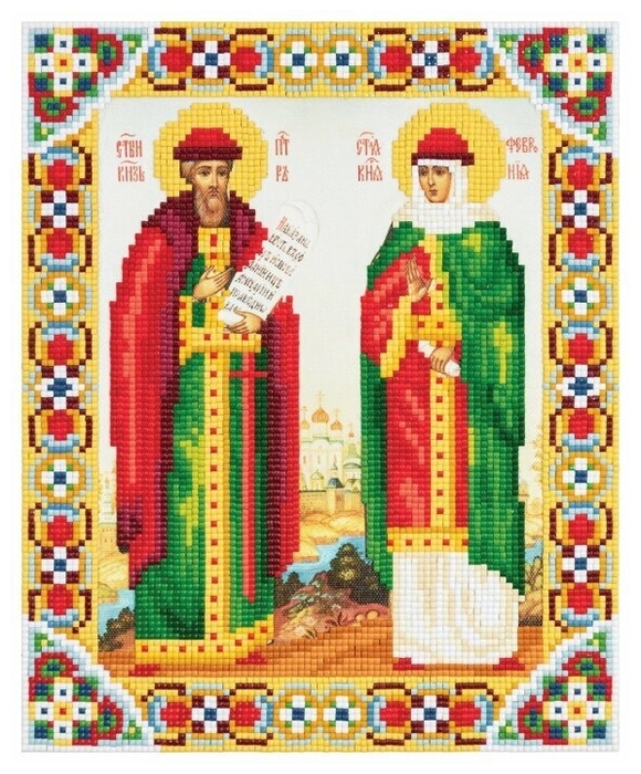 

Фрея "Икона Святых Петра и Февронии", 27*22 см
