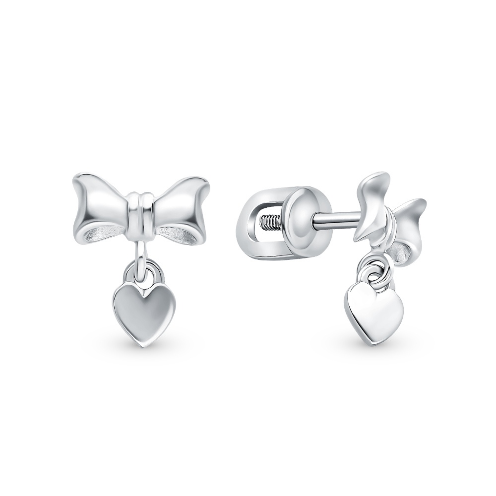 

Серьги из серебра без вставки 585Gold 702008300, 702008300