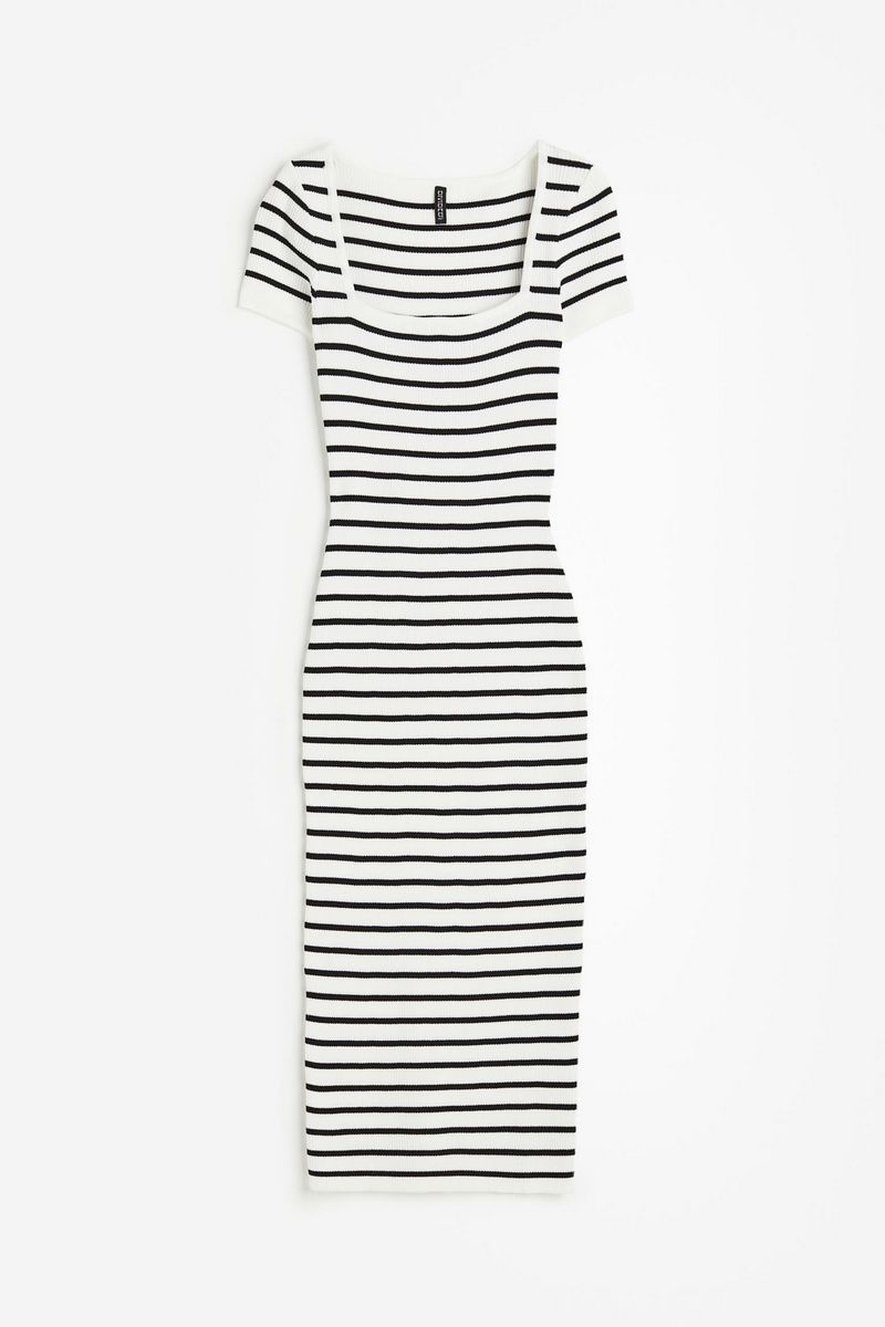 

Платье женское H&M 1223822 белое S, Белый, 1223822
