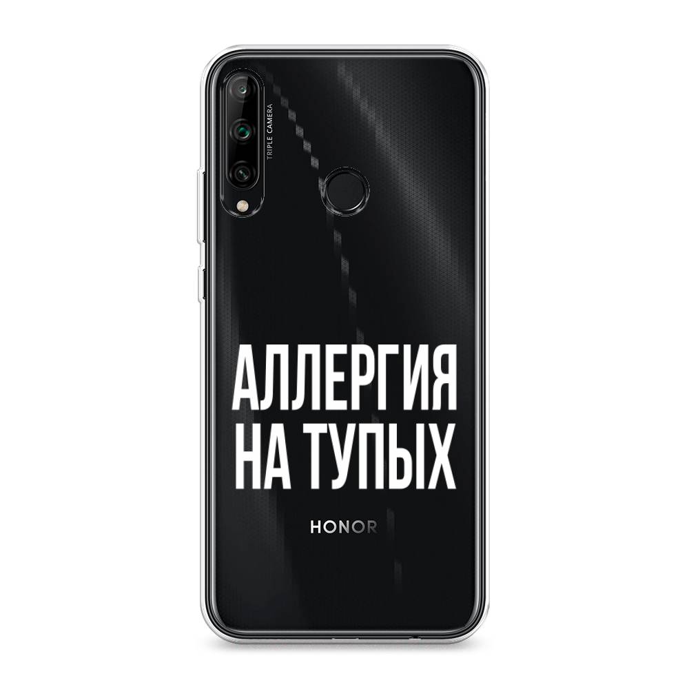 фото Чехол awog "аллергия для тупых" для honor 9c