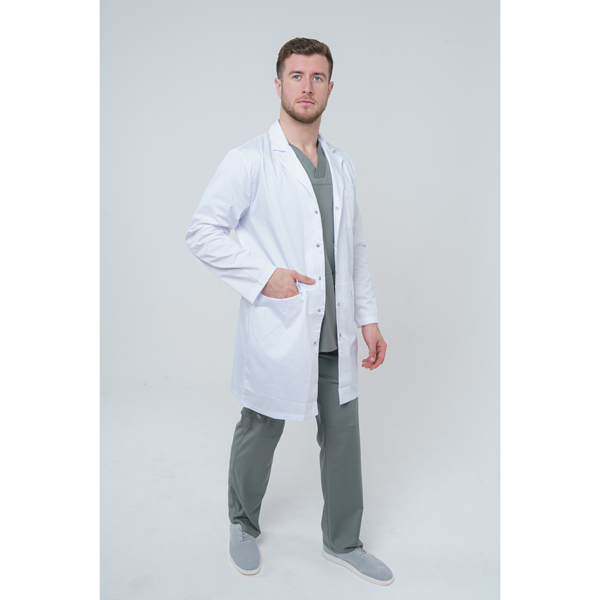 

Халат медицинский мужской СтильБ 234СД белый 54 RU, 234СД