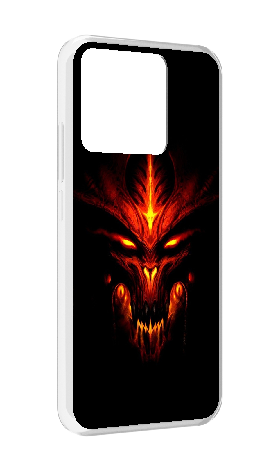 

Чехол MyPads Tocco для Xiaomi Redmi 10A diablo-3, Прозрачный, Tocco