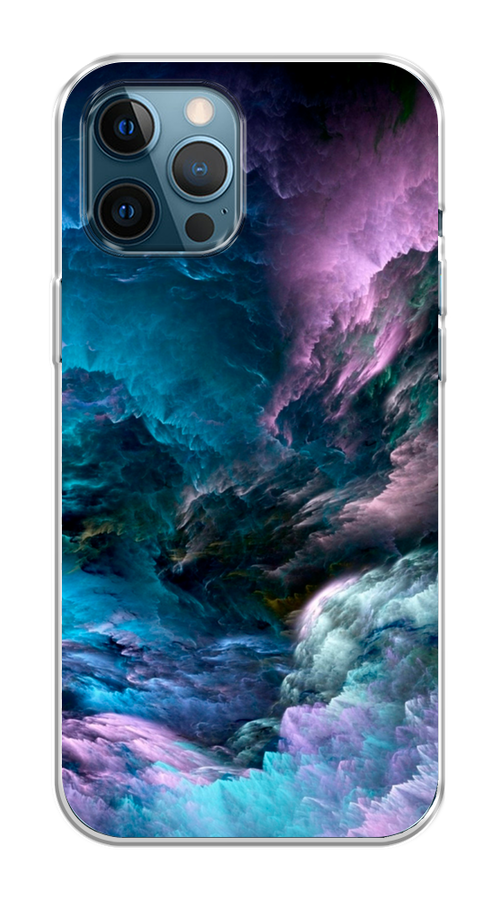 

Чехол на Apple iPhone 12 Pro Max "Загадочное небо", Синий;фиолетовый, 12750-2