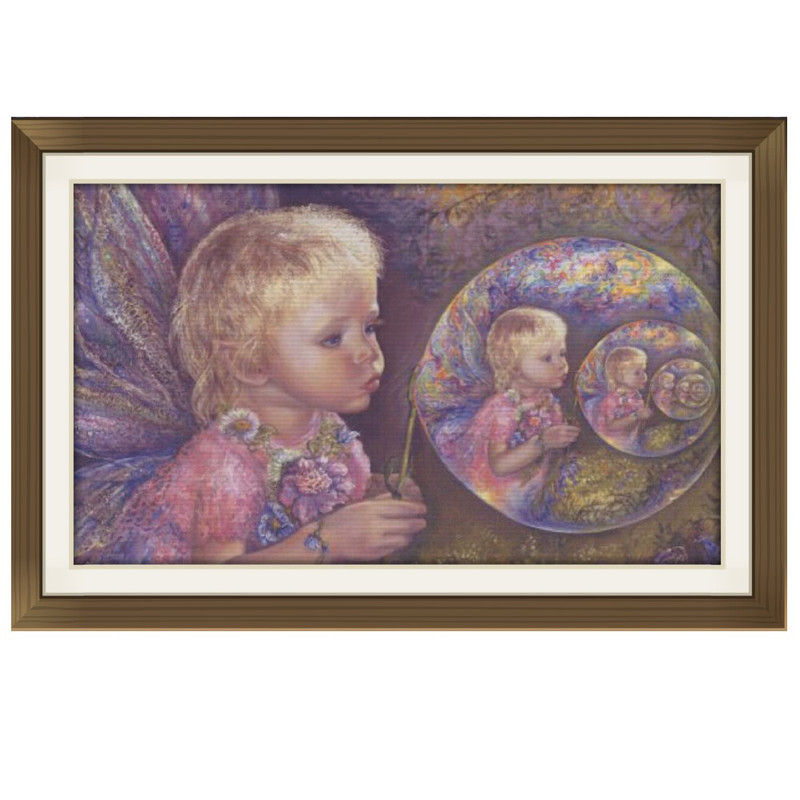 

Набор для вышивания счётным крестиком Белоснежка В-5010 "Цветная фантазия" 92*74см, Набор для вышивания