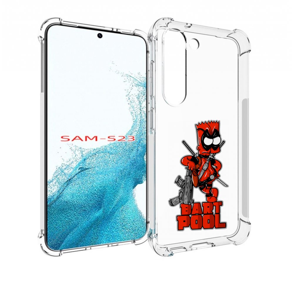 

Чехол MyPads Барт-Пул для Samsung Galaxy S23, Прозрачный, Tocco
