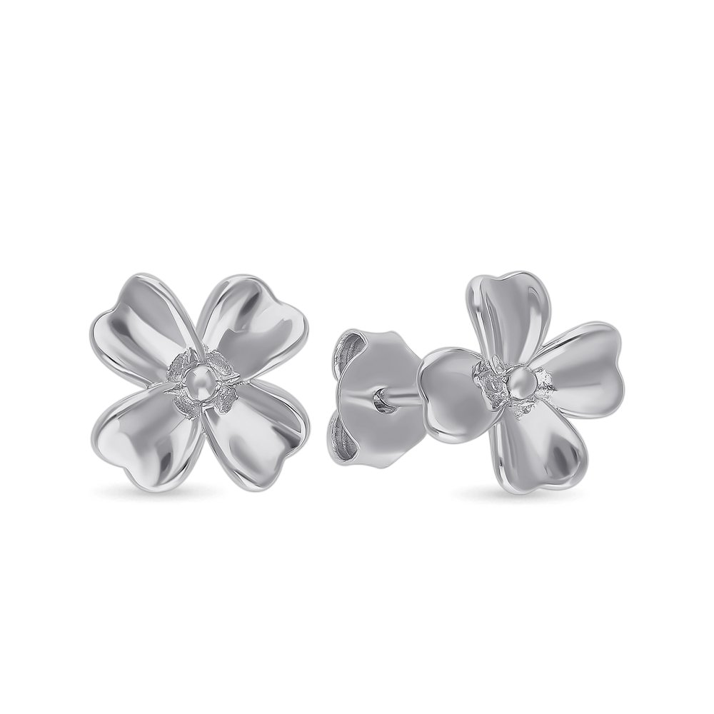

Серьги из серебра без вставки 585Gold 702007690, 702007690