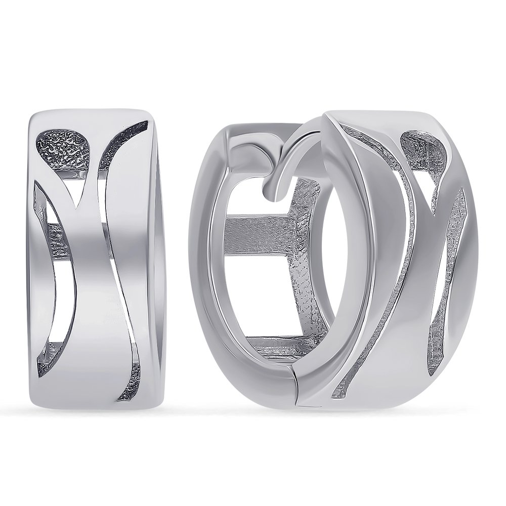 

Серьги из серебра без вставки 585Gold 702007534, 702007534