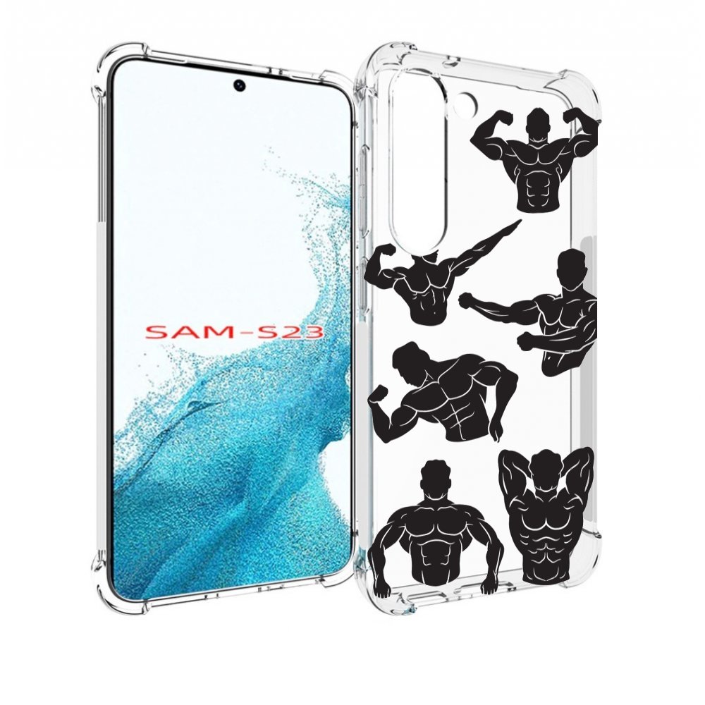 

Чехол MyPads Атлет мужской для Samsung Galaxy S23, Прозрачный, Tocco