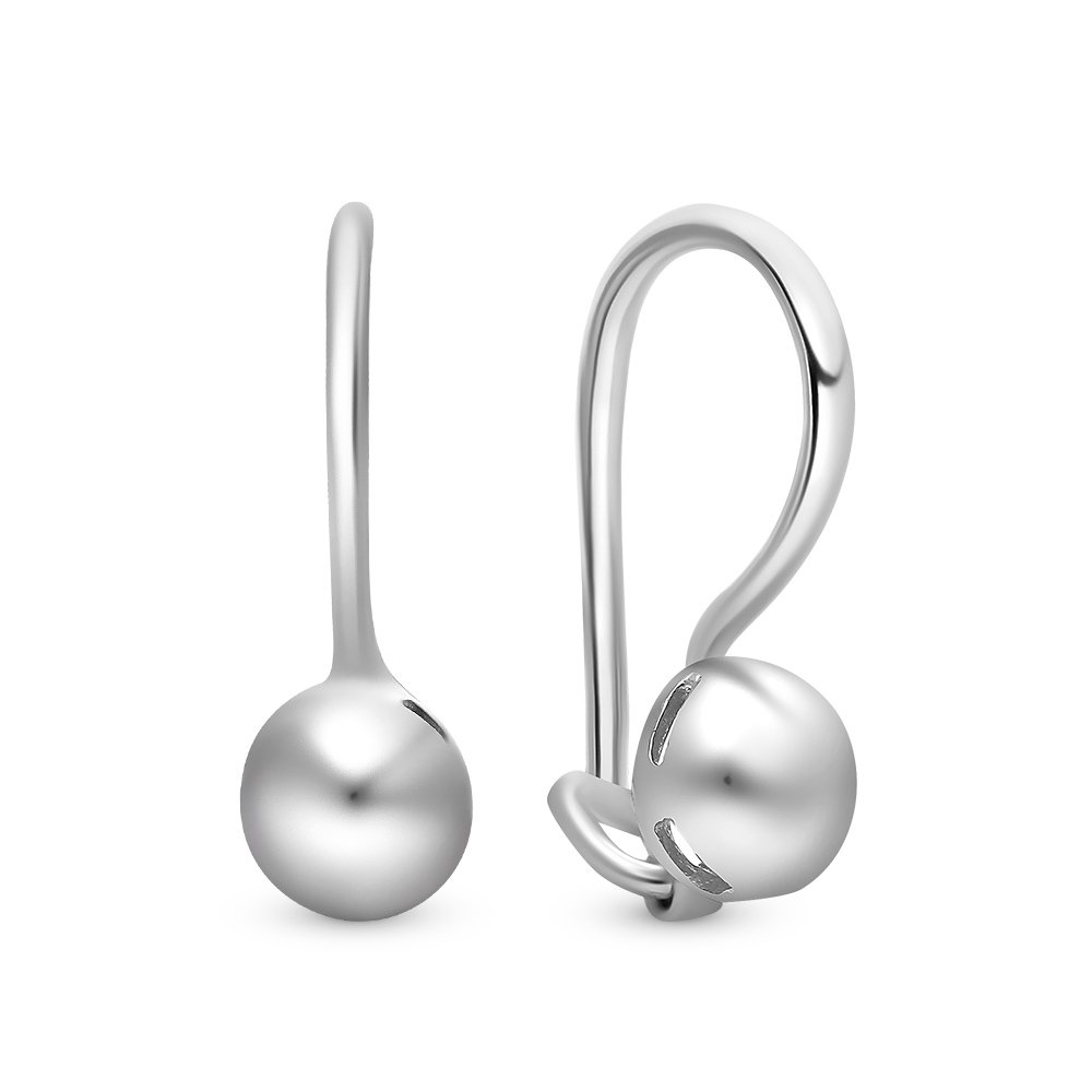 

Серьги из серебра без вставки 585Gold 902000473, 902000473