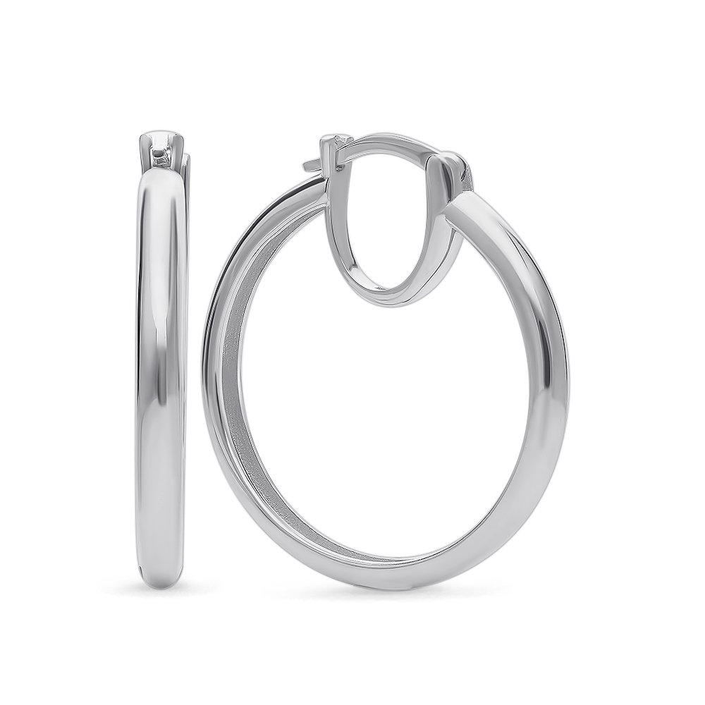 

Серьги из серебра без вставки 585Gold 702007355, 702007355
