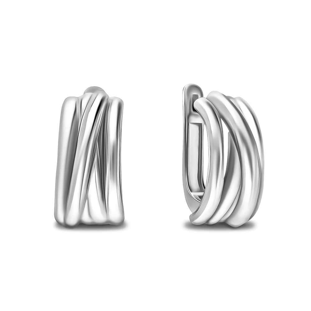 

Серьги из серебра без вставки 585Gold 702007316, 702007316