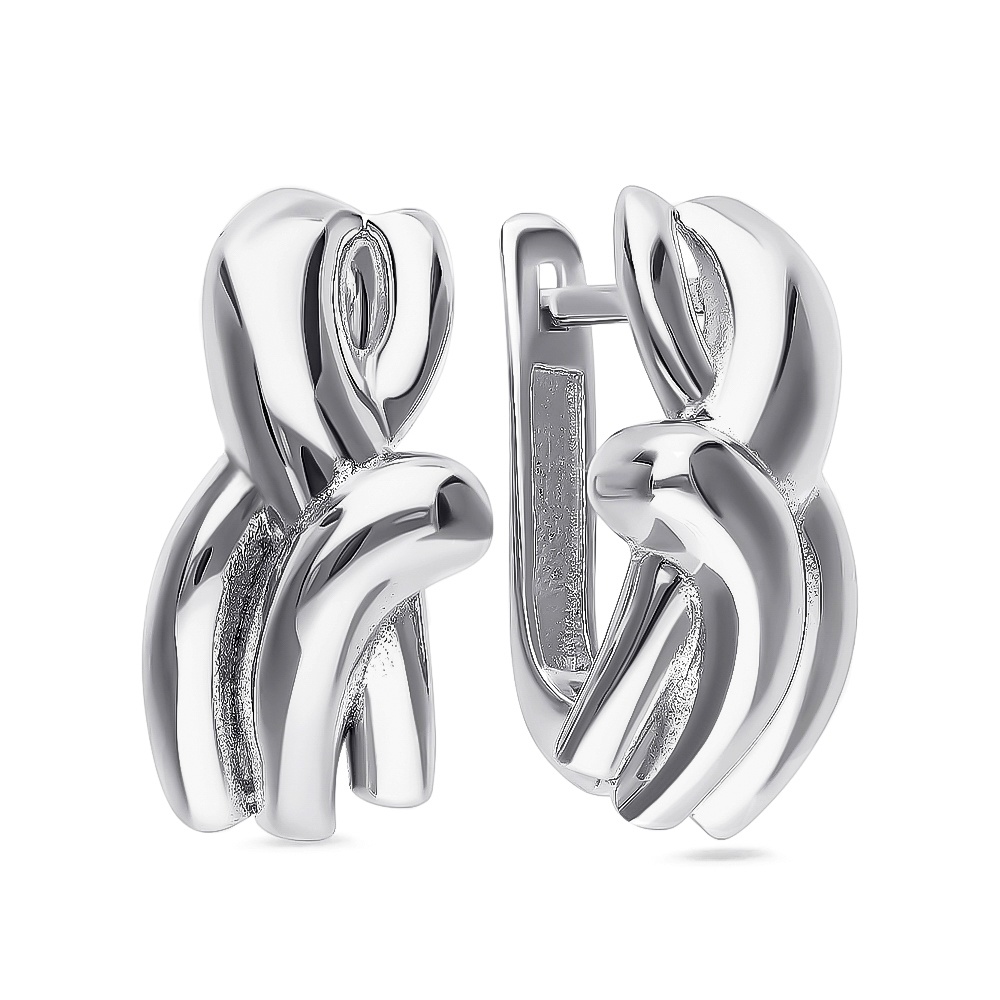 

Серьги из серебра без вставки 585Gold 702007320, 702007320