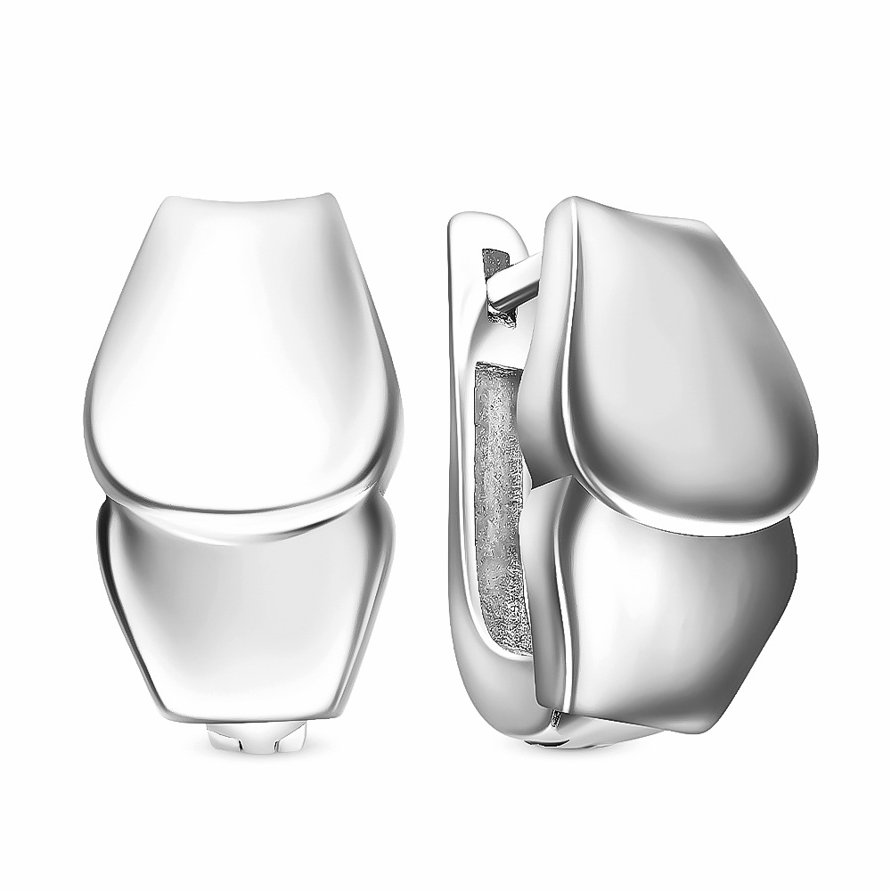 

Серьги из серебра без вставки 585Gold 702007328, 702007328