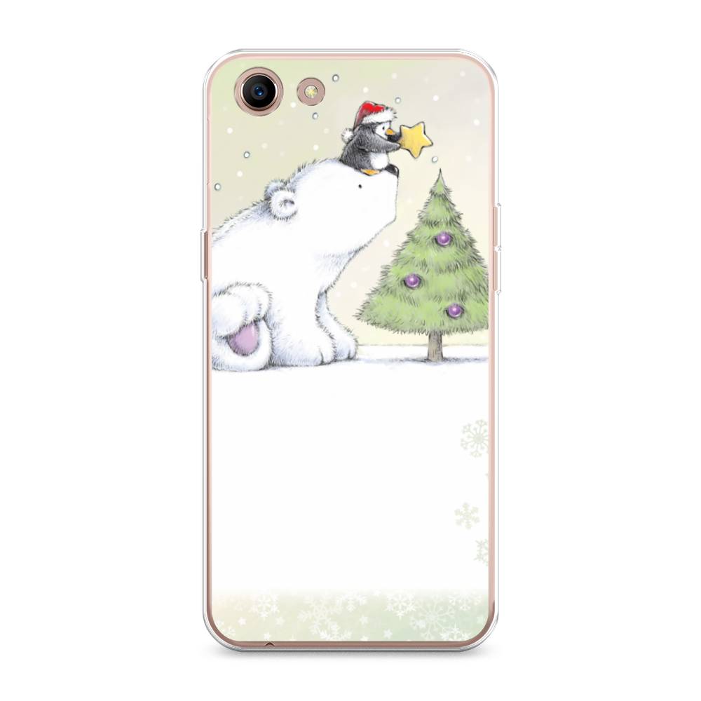 

Чехол для Oppo A83 "Украшение елки", Белый;бежевый, 250150-5