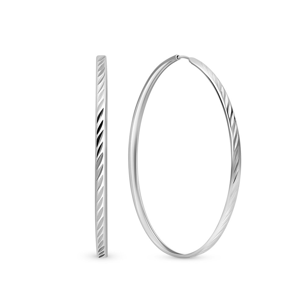 

Серьги из серебра без вставки 585Gold 702007238, 702007238