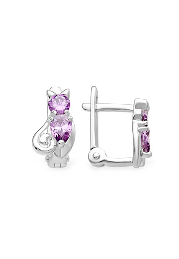 

Серьги из серебра с фианитом Kari Jewelry 1210018472-503, 1210018472-503