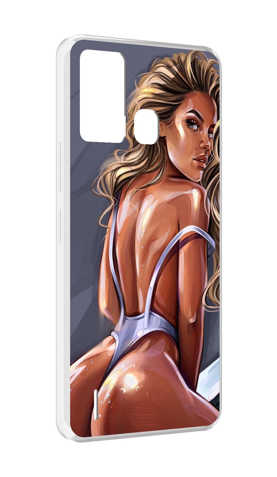 

Чехол MyPads craigos-art для ITEL S16 / ITEL Vision 1 Pro, Прозрачный, Tocco