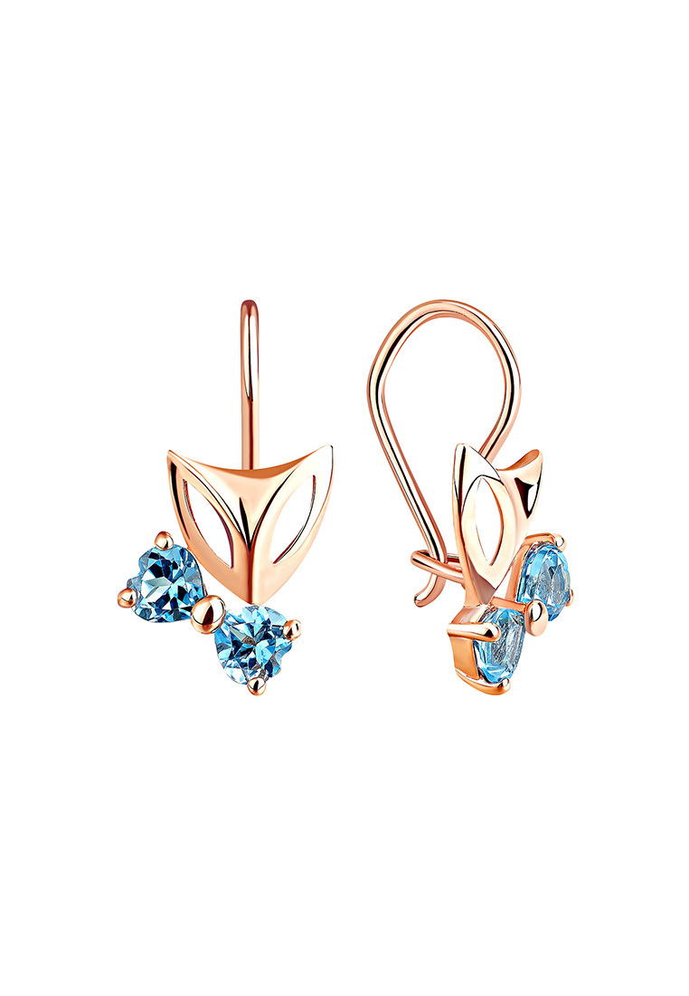 

Серьги из желтого золота с топазом Kari Jewelry СЛ-432263-Тп, СЛ-432263-Тп