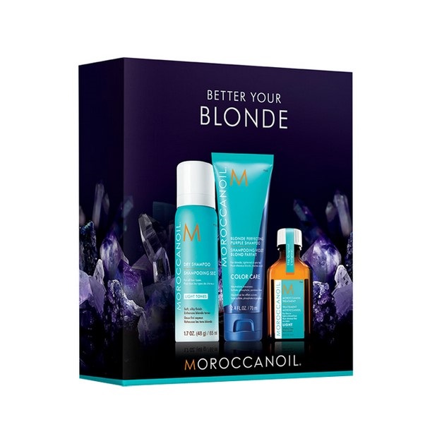 фото Шампунь moroccanoil better your blond mini set