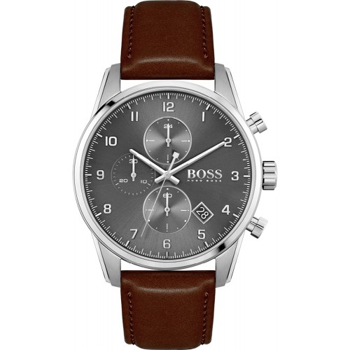 

Наручные часы мужские HUGO BOSS HB1513787 коричневые, HB1513787