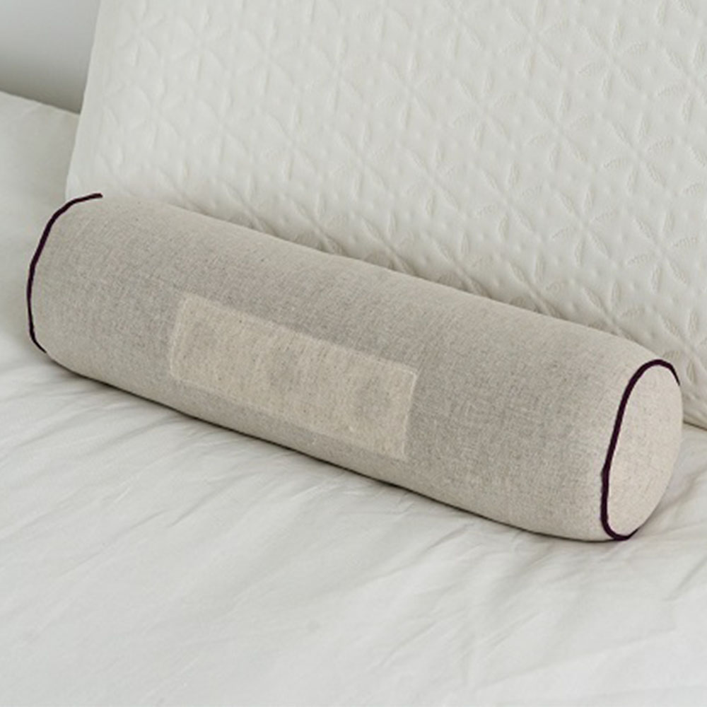 Подушка-валик для йоги Smart Textile Притяжение с лузгой гречихи и магнитами