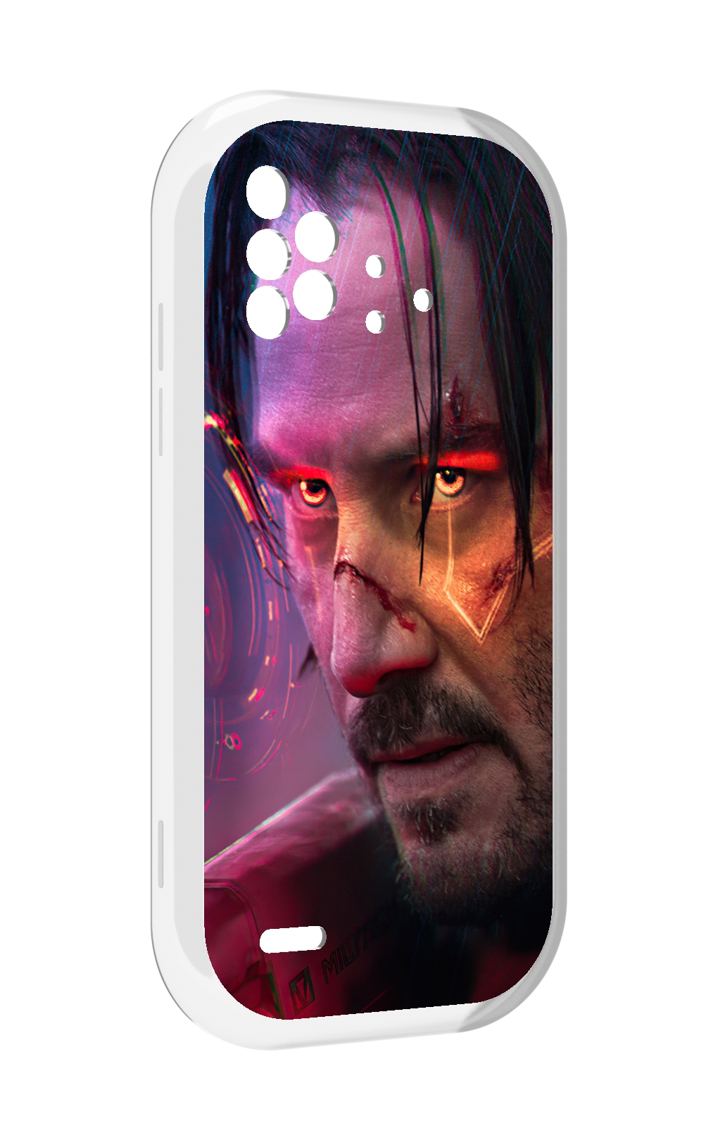 

Чехол MyPads cyberpunk 2077 Джонни Сильверхенд для UMIDIGI Bison X10 / X10 Pro, Прозрачный, Tocco